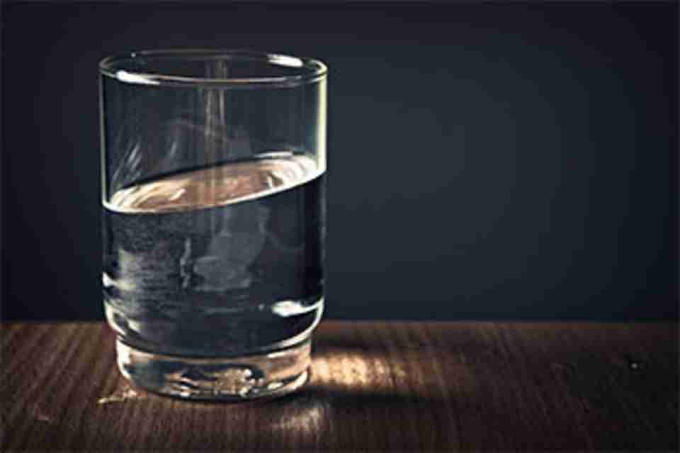 Glass of water